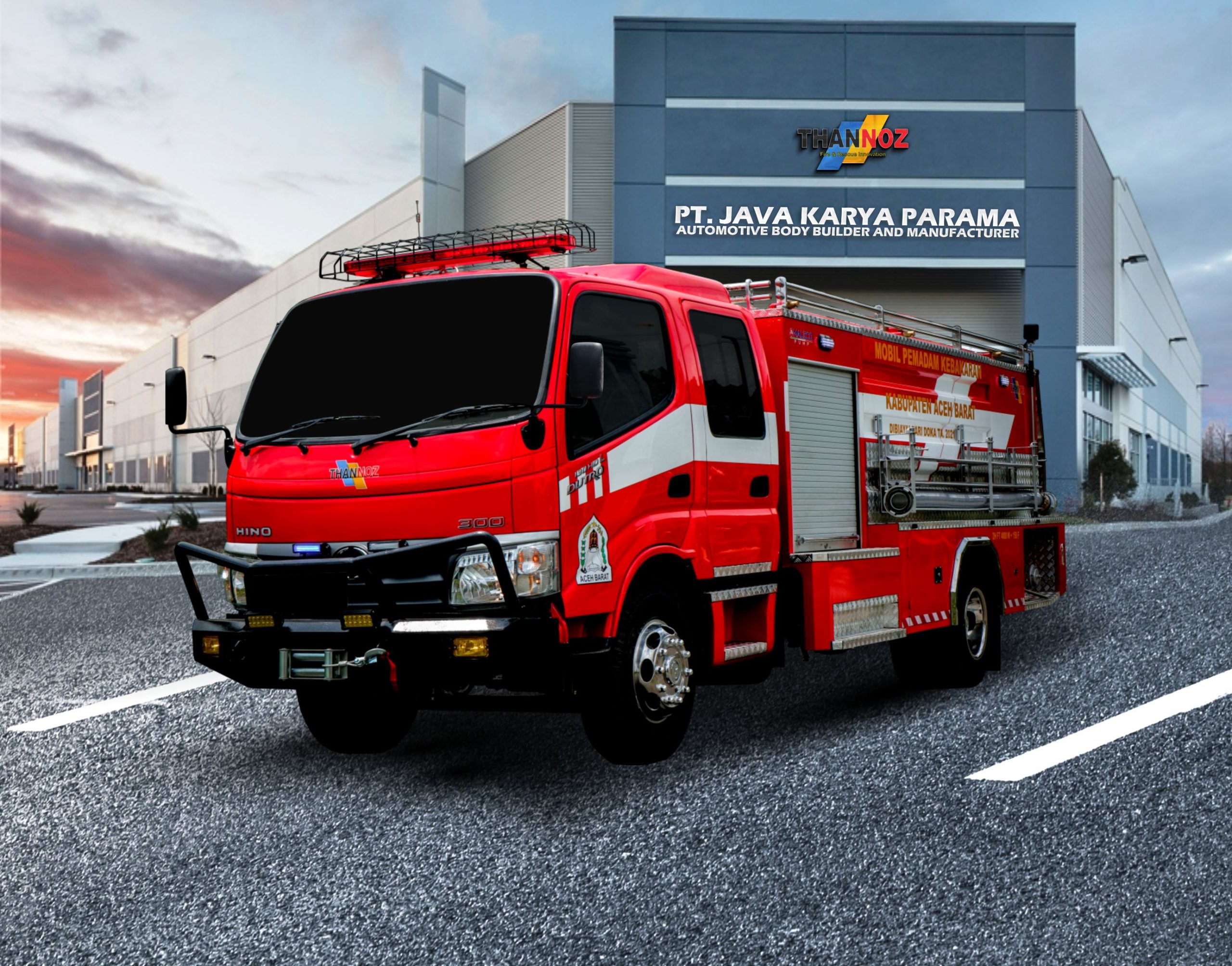 DOUBLE CABIN FIRE TRUCK HINO 136 HDL 4000L + 150L FOAM 003