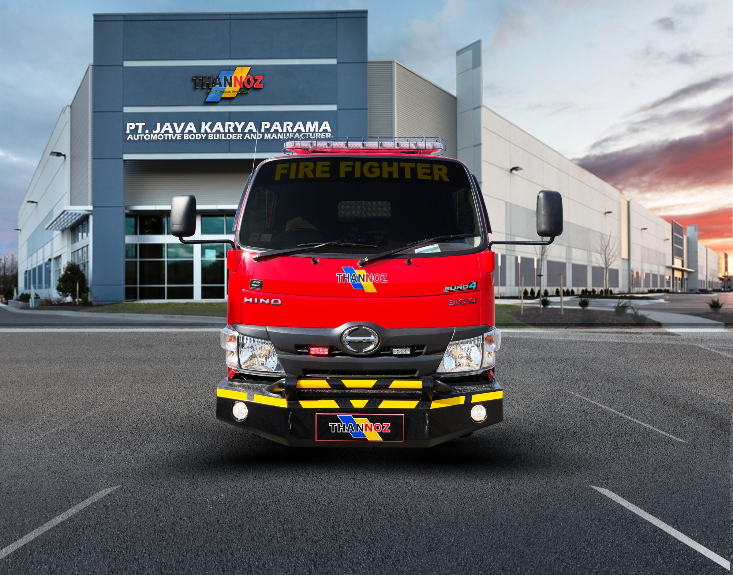 FIRE TRUCK DOUBLE CABIN HINO 136 HD 3000L 005