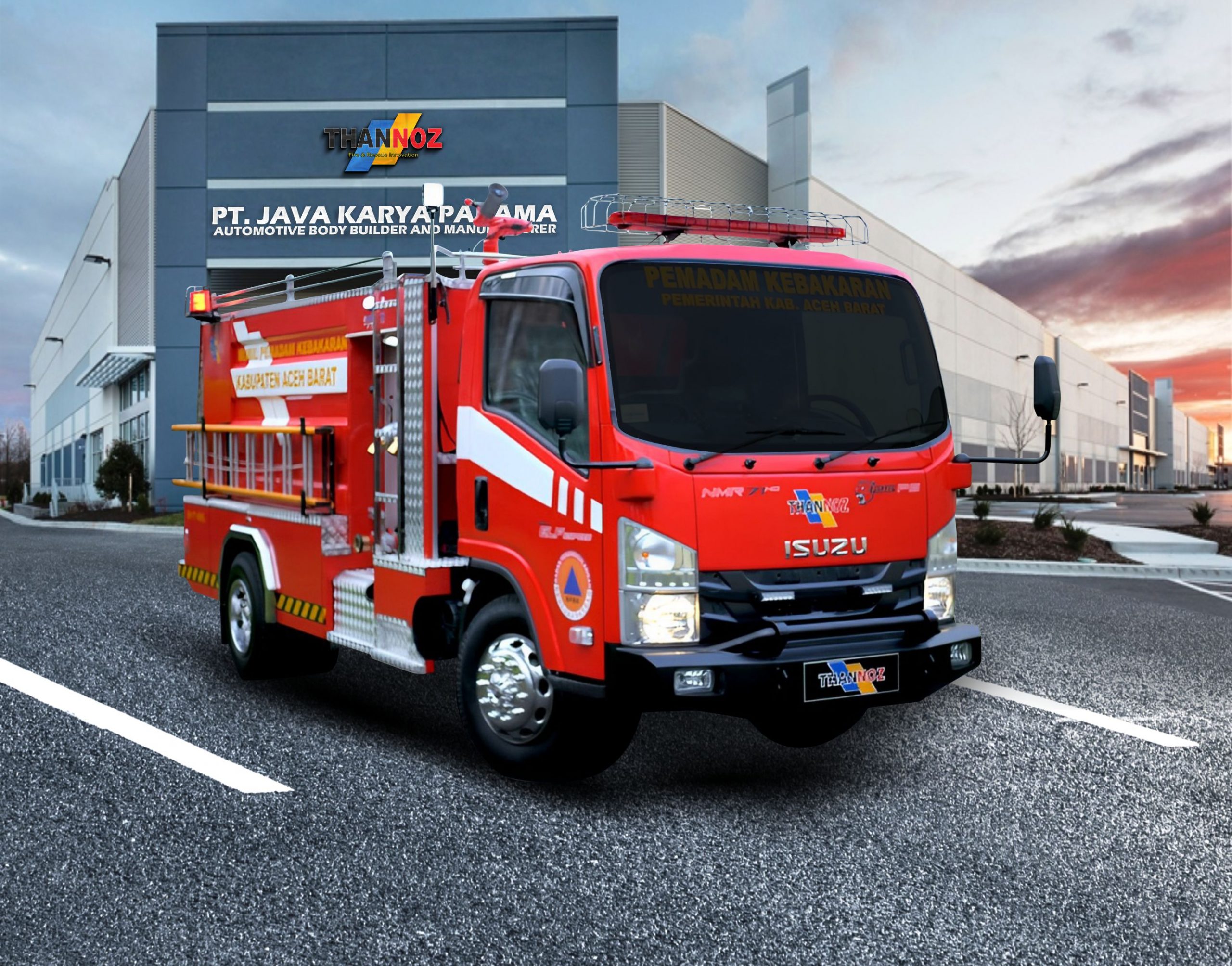 FIRE TRUCK ISUZU NMR 4000L SINGLE CABIN