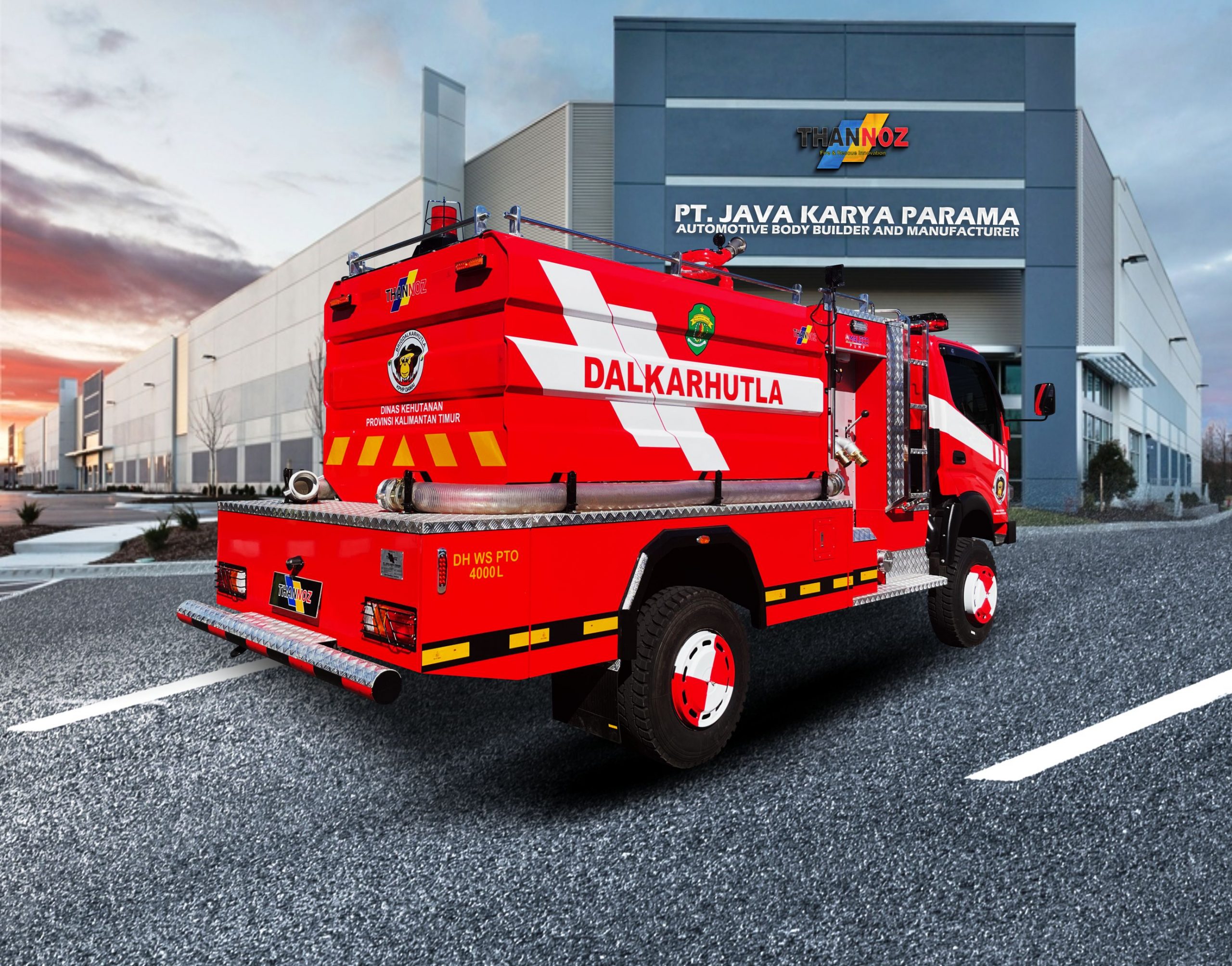 WATER SUPPLY PTO 4X4 HINO 136 HD 4000L 003