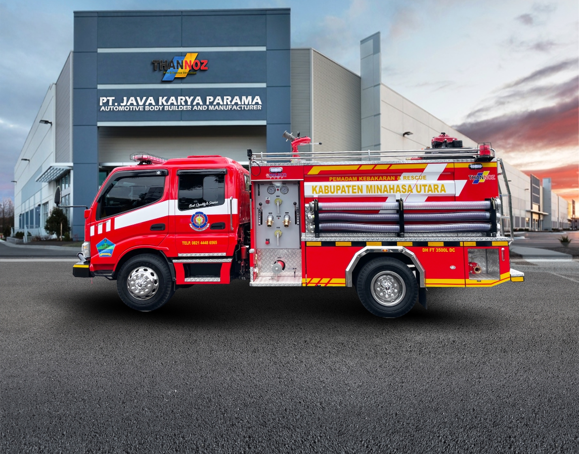 FIRE TRUCK 3000L DOUBLE CABIN HINO 136 HD 002