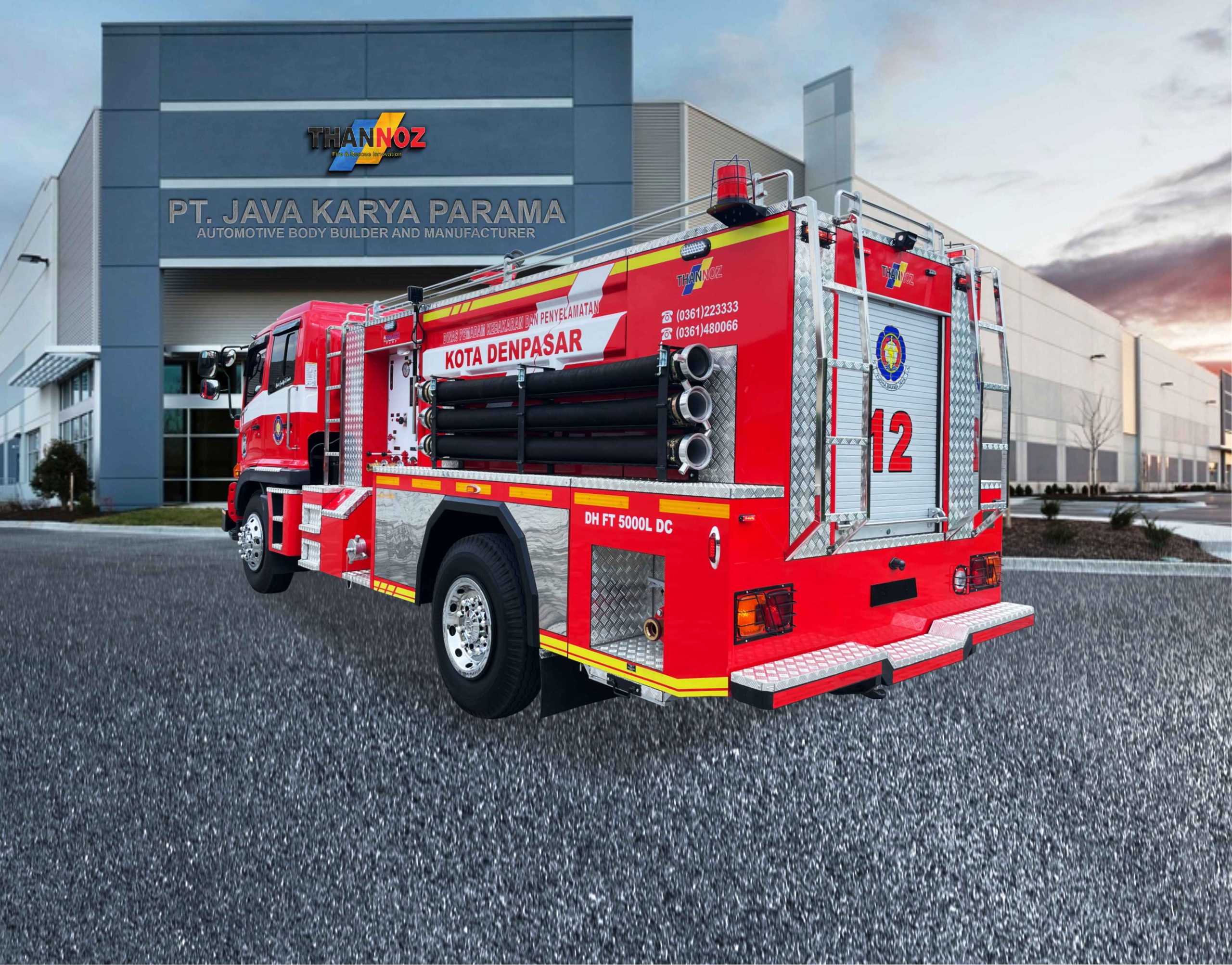 FIRE TRUCK 5000L HINO RANGER DC 4