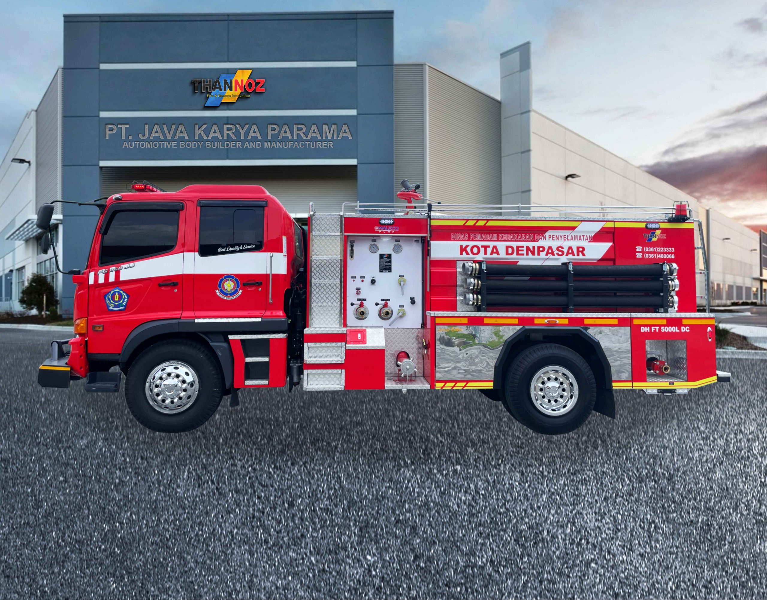 FIRE TRUCK 5000L HINO RANGER DC 5