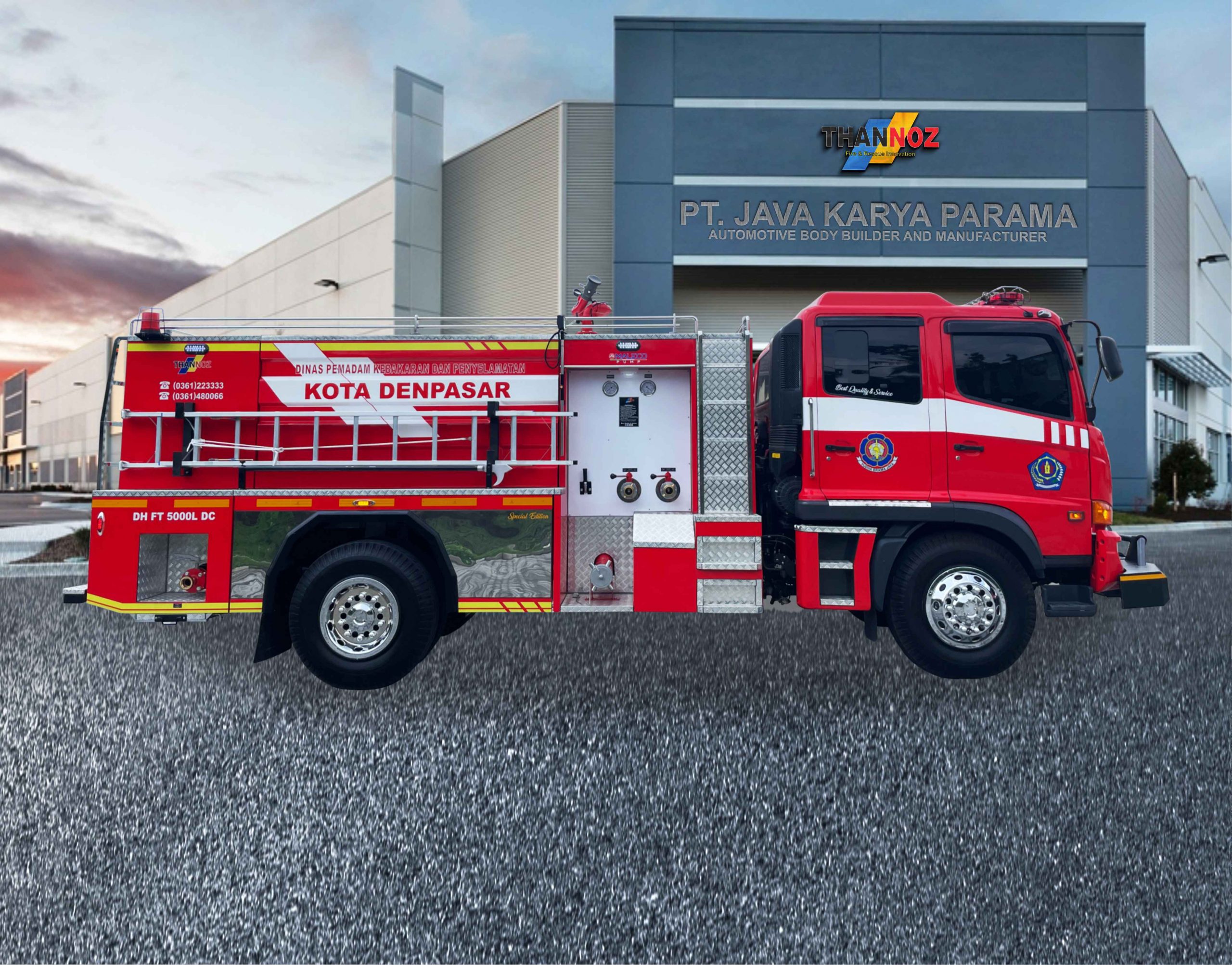FIRE TRUCK 5000L HINO RANGER DC 6
